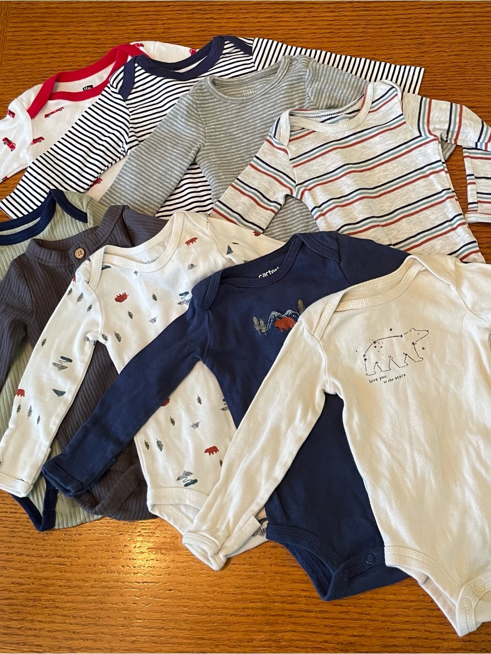0-3 Month 9 Onesies - 0-3 Months